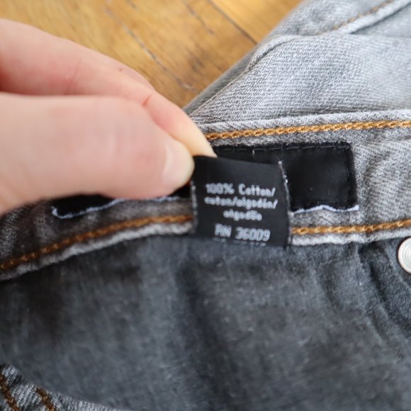 Calvin Klein Grey Bootcut Jeans, Size 33 - Picture 12 of 16